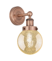 Edison Sconce Cast Brass Glass Steel