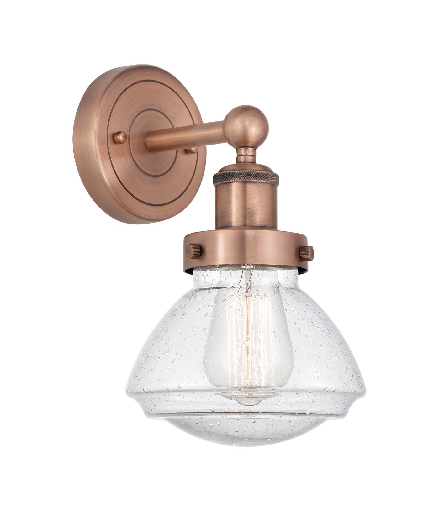 Edison Sconce Cast Brass Finish 11.875 Height