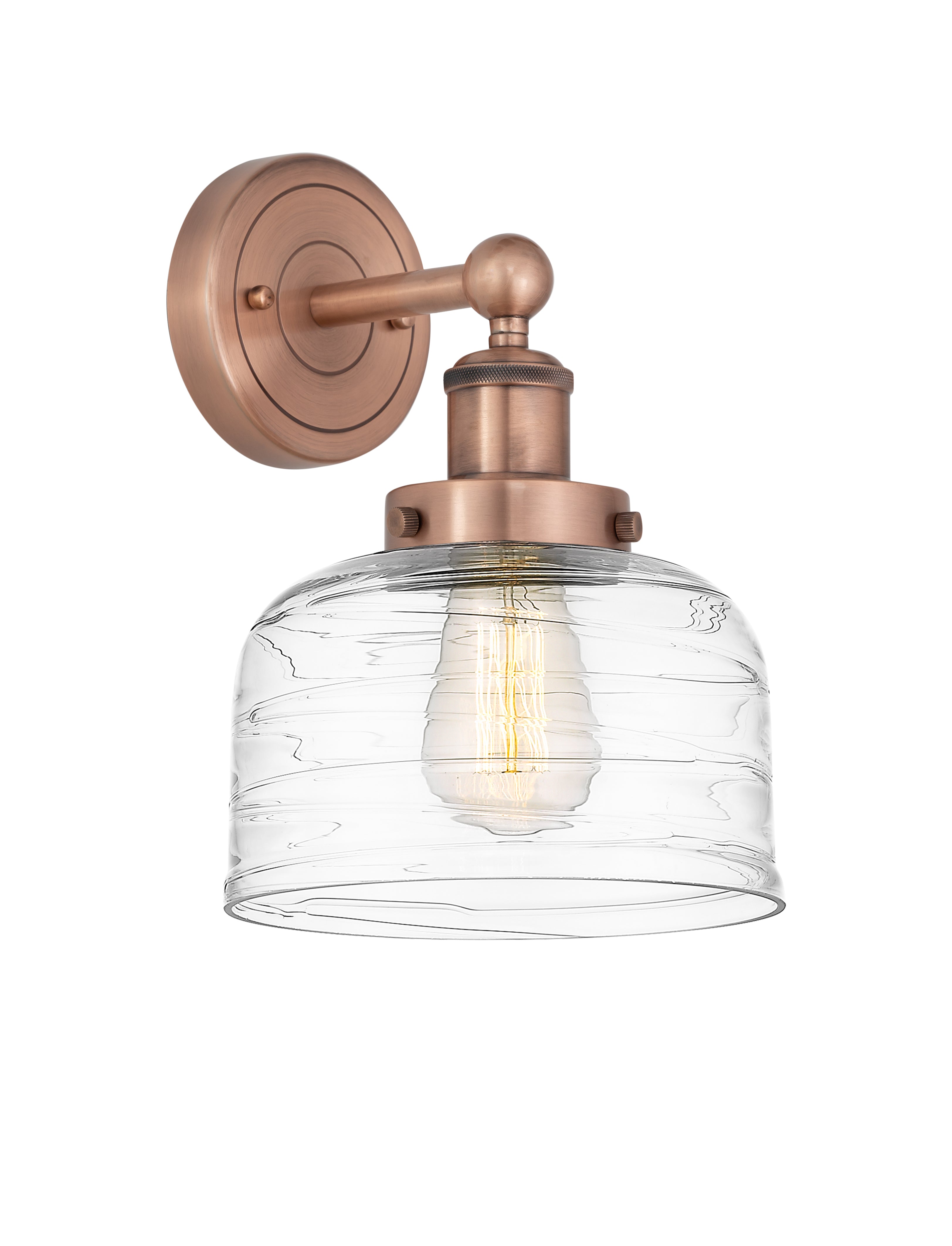 Edison Sconce Cast Brass Art Nouveau
