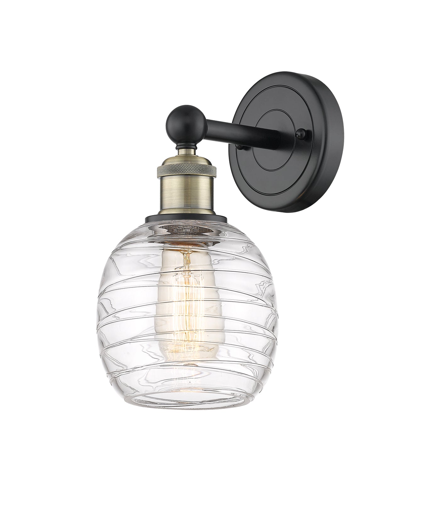 Edison Sconce Cast Brass 11 Inch