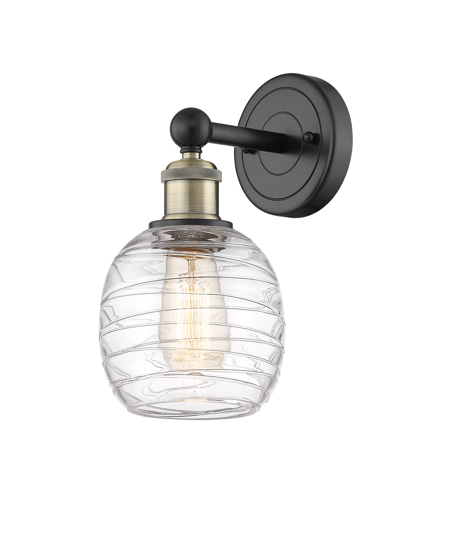 Edison Sconce Cast Brass 11 Inch