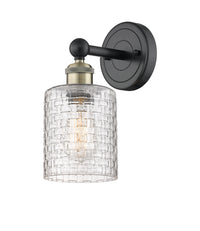 Edison Sconce Cast Brass Steel Glass
