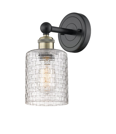 Edison Sconce Cast Brass Steel Glass