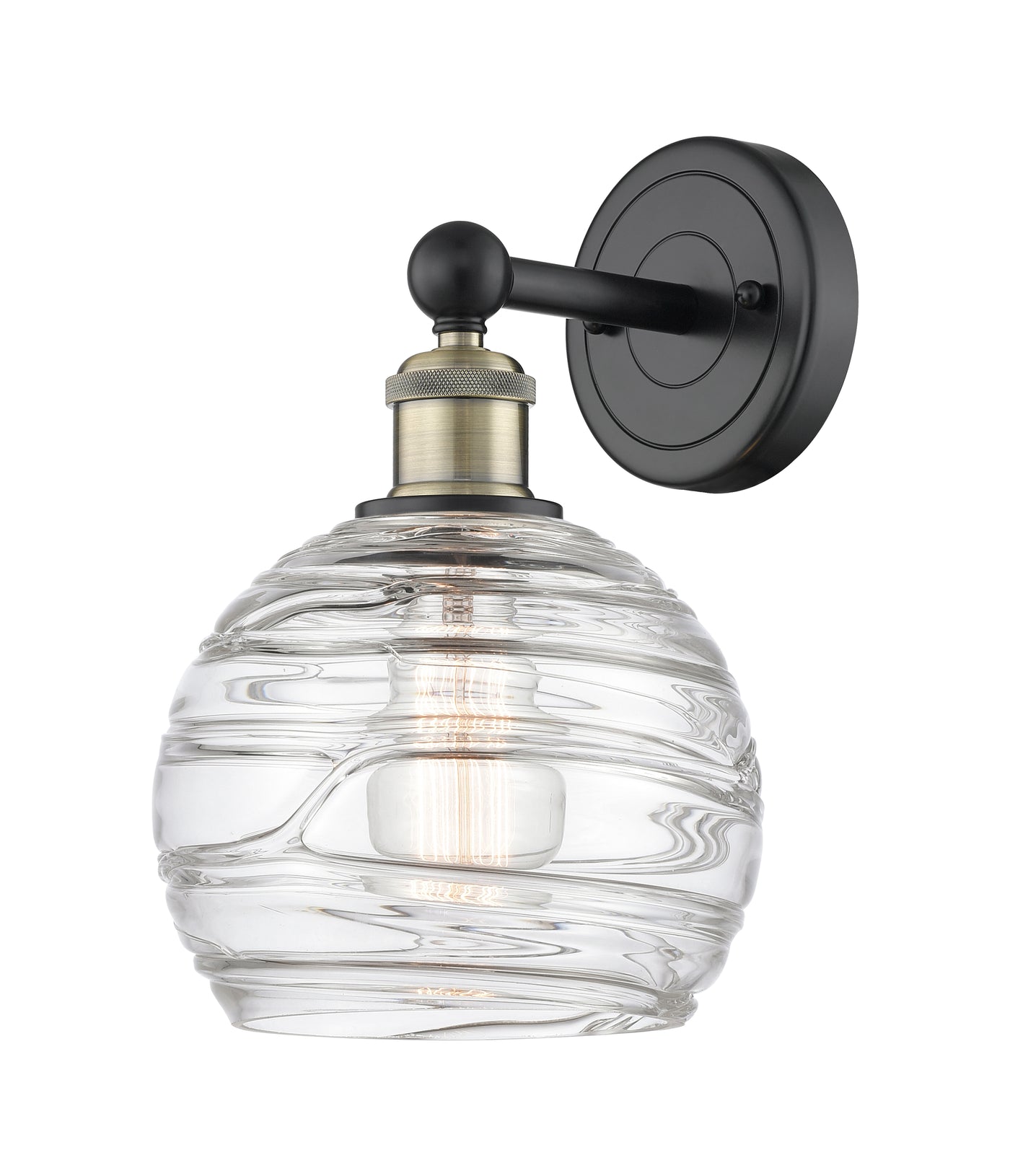 Edison Sconce Cast Brass Glass Steel