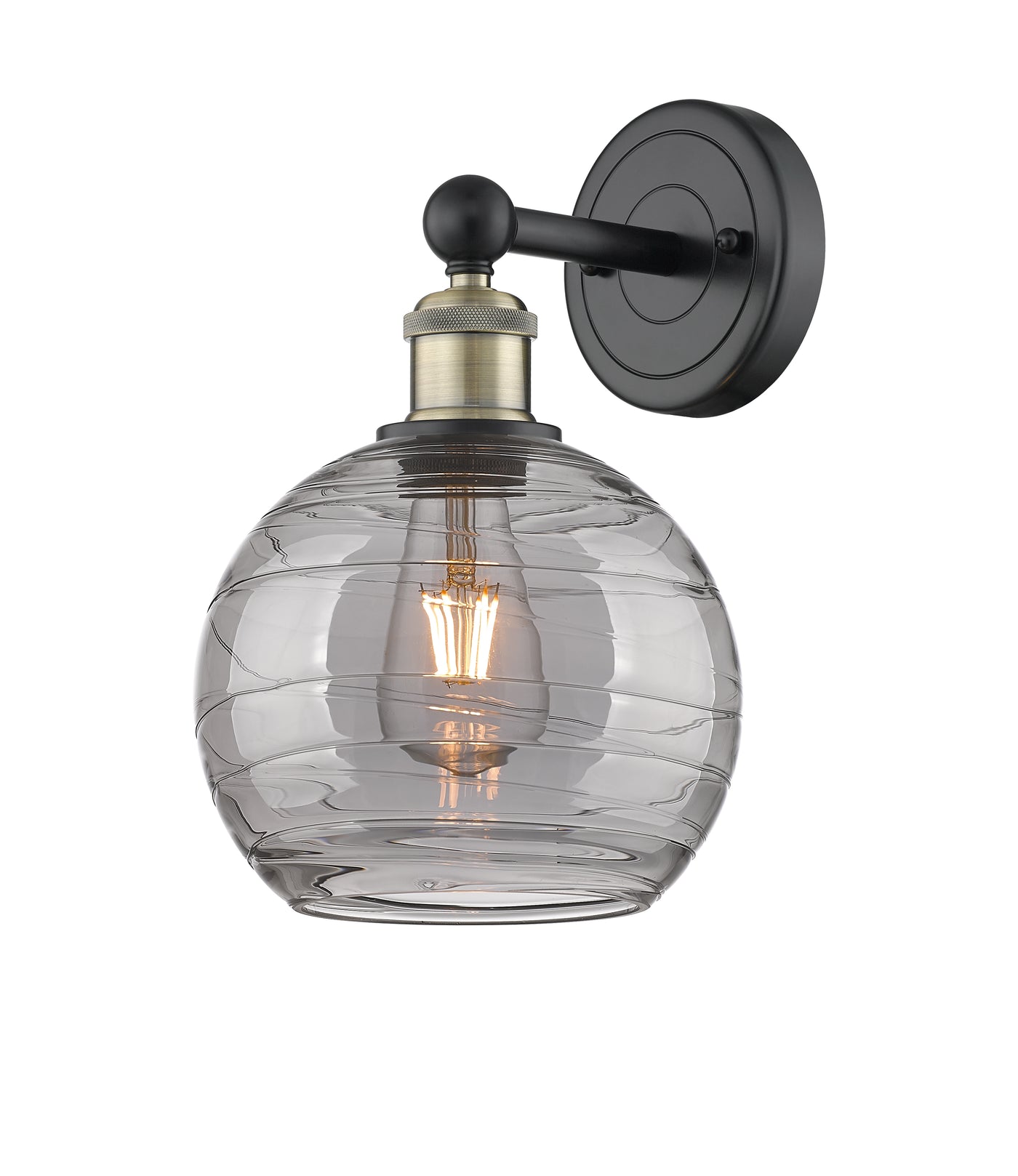 Edison Sconce Cast Brass Glass Steel