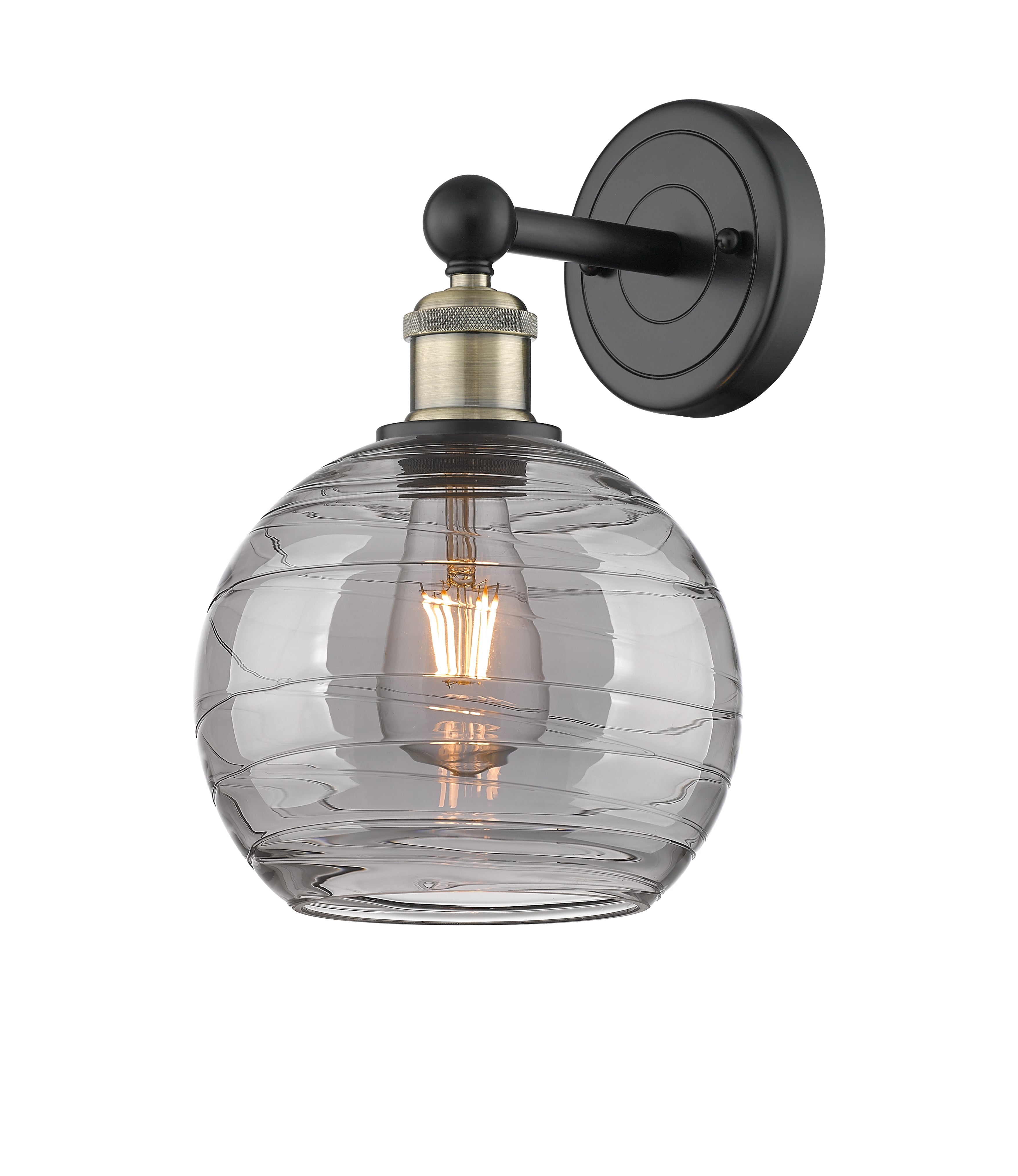 Edison Sconce Cast Brass Glass Steel