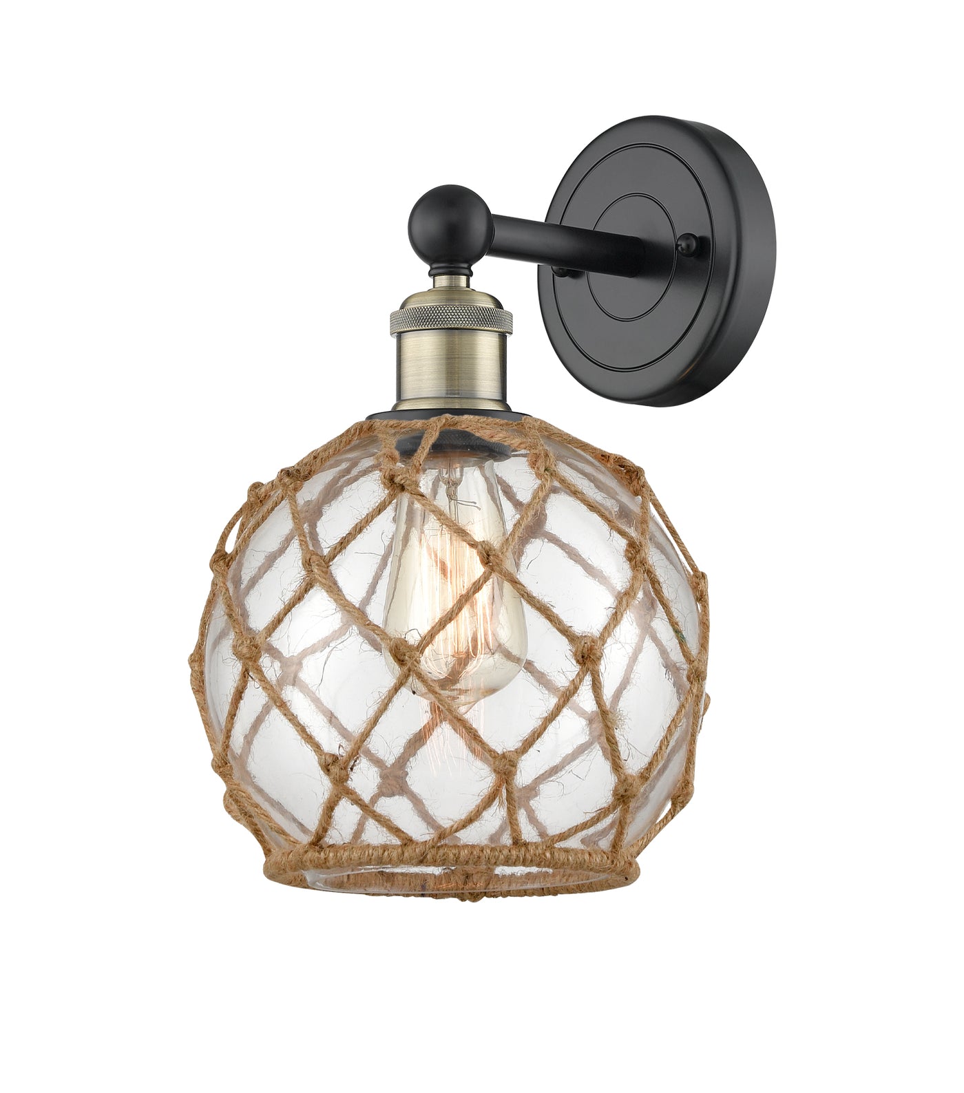 Edison Sconce Cast Brass Finish Modern
