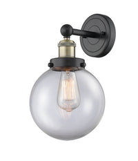 Edison Sconce Cast Brass Steel Glass