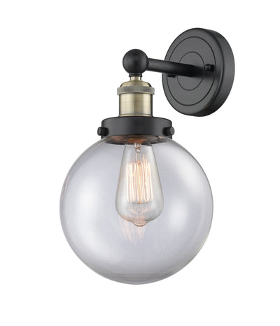 Edison Sconce Cast Brass Steel Glass