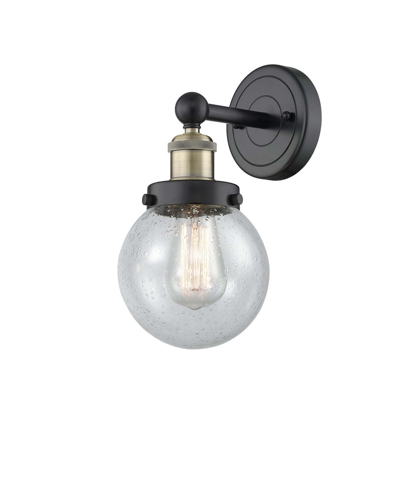 Edison Sconce Cast Brass Glass Steel