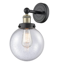 Edison Sconce Cast Brass Steel Glass