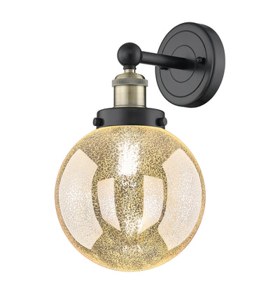 Edison Sconce Cast Brass Steel Glass
