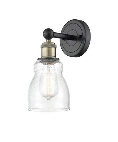 Edison Sconce Cast Brass Steel Glass