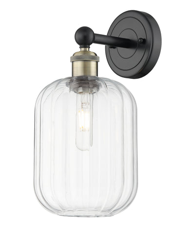 Edison Sconce Cast Brass Steel Glass