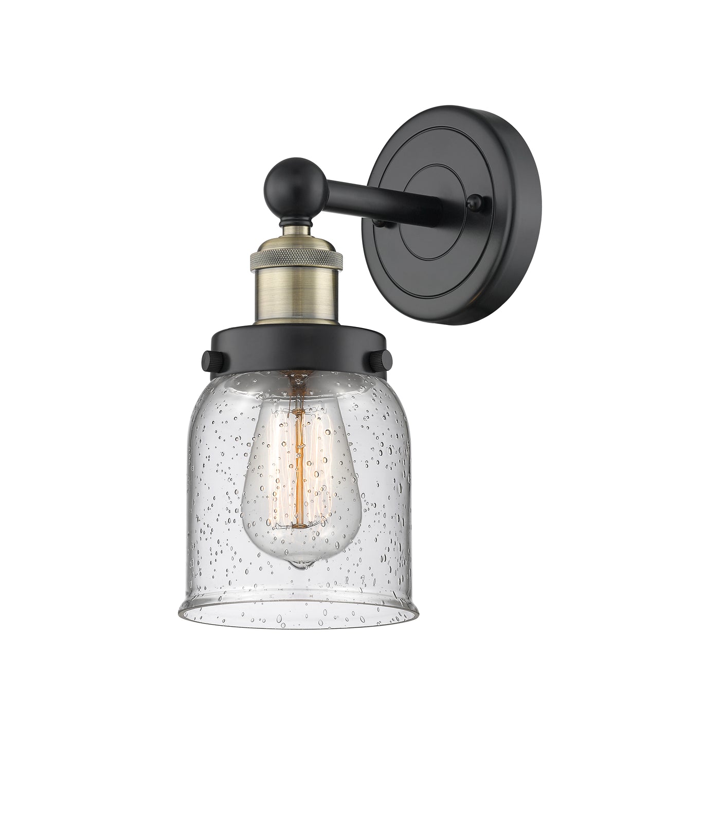 Edison Sconce Cast Brass Glass Steel