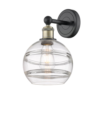 Edison Sconce Brass Glass Steel