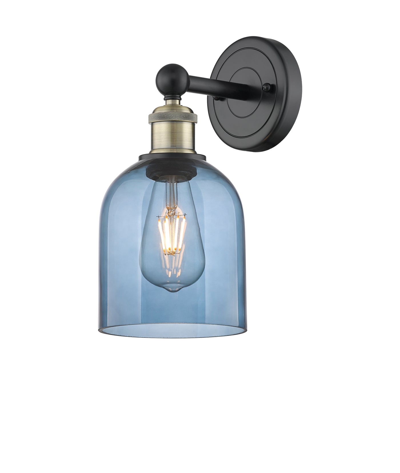 Edison Sconce Cast Brass Finish 8 Inch