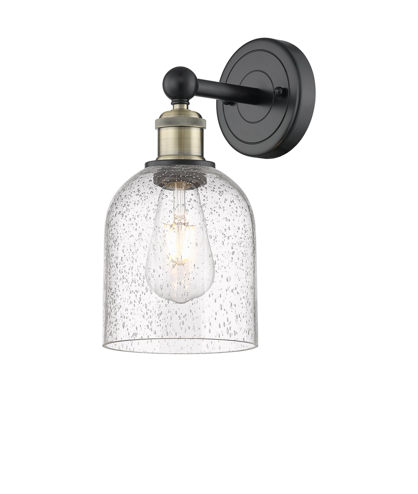 Edison Sconce Cast Brass Finish 8 Inch