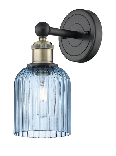 Edison Sconce Cast Brass Steel Glass