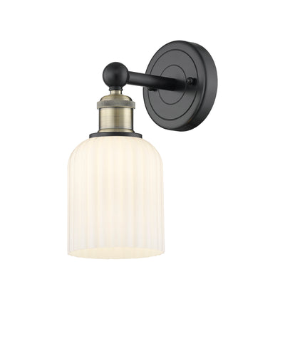 Edison Sconce Cast Brass Steel Glass
