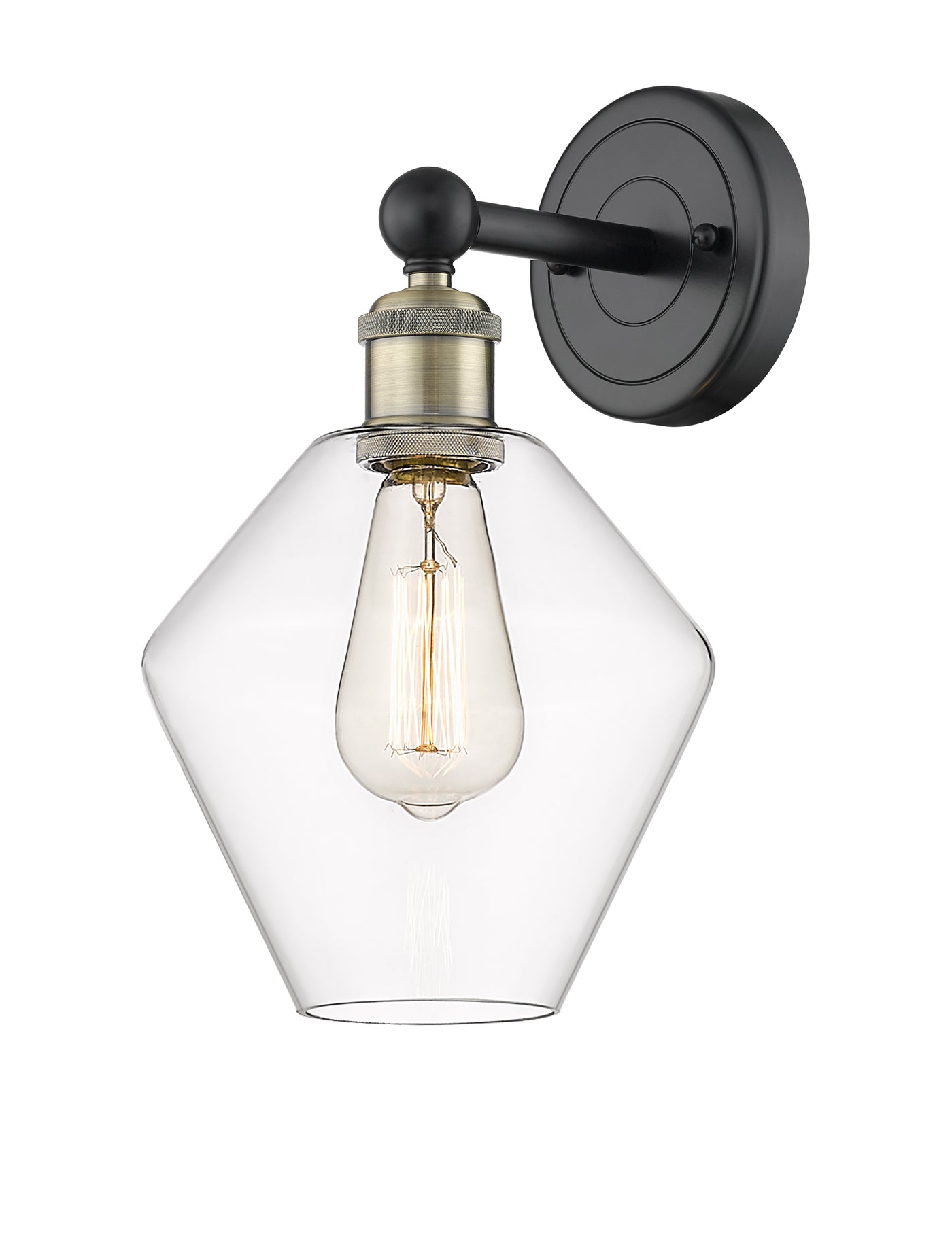Edison Sconce Cast Brass Finish