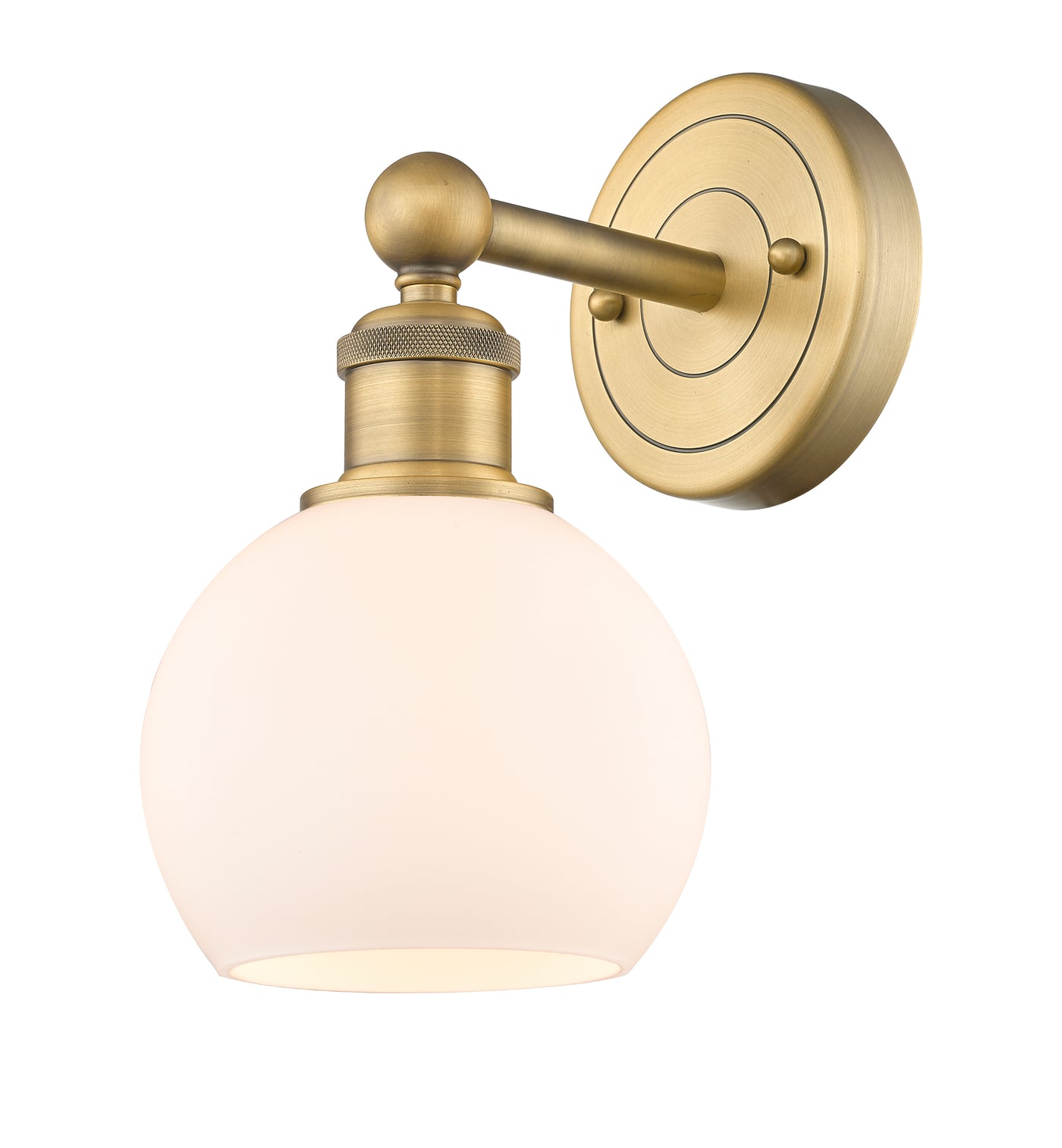 Edison Sconce Cast Brass Modern Contempo