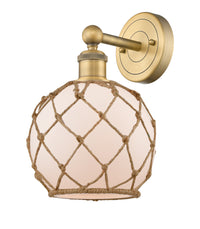 Edison Sconce Cast Brass Finish Modern