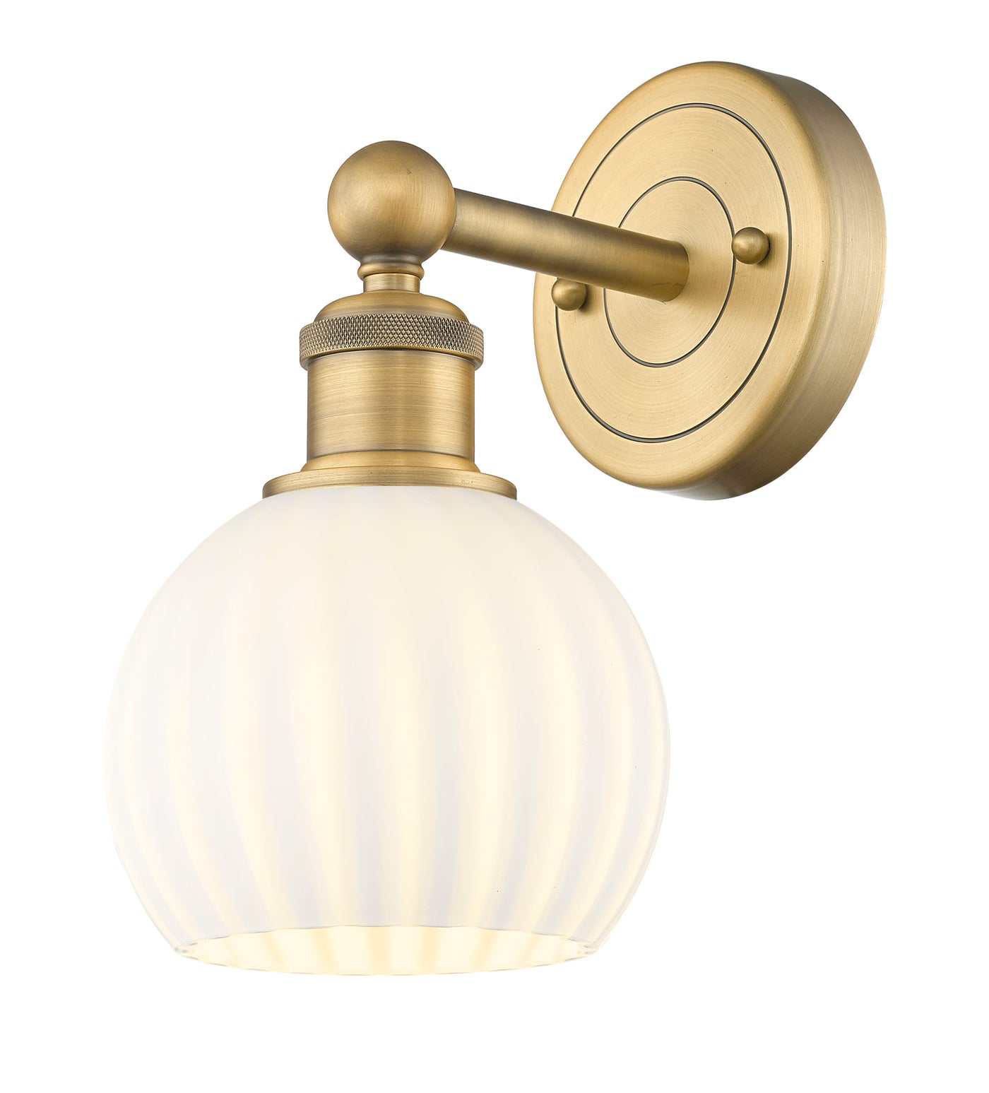 Edison Sconce Cast Brass Glass Steel