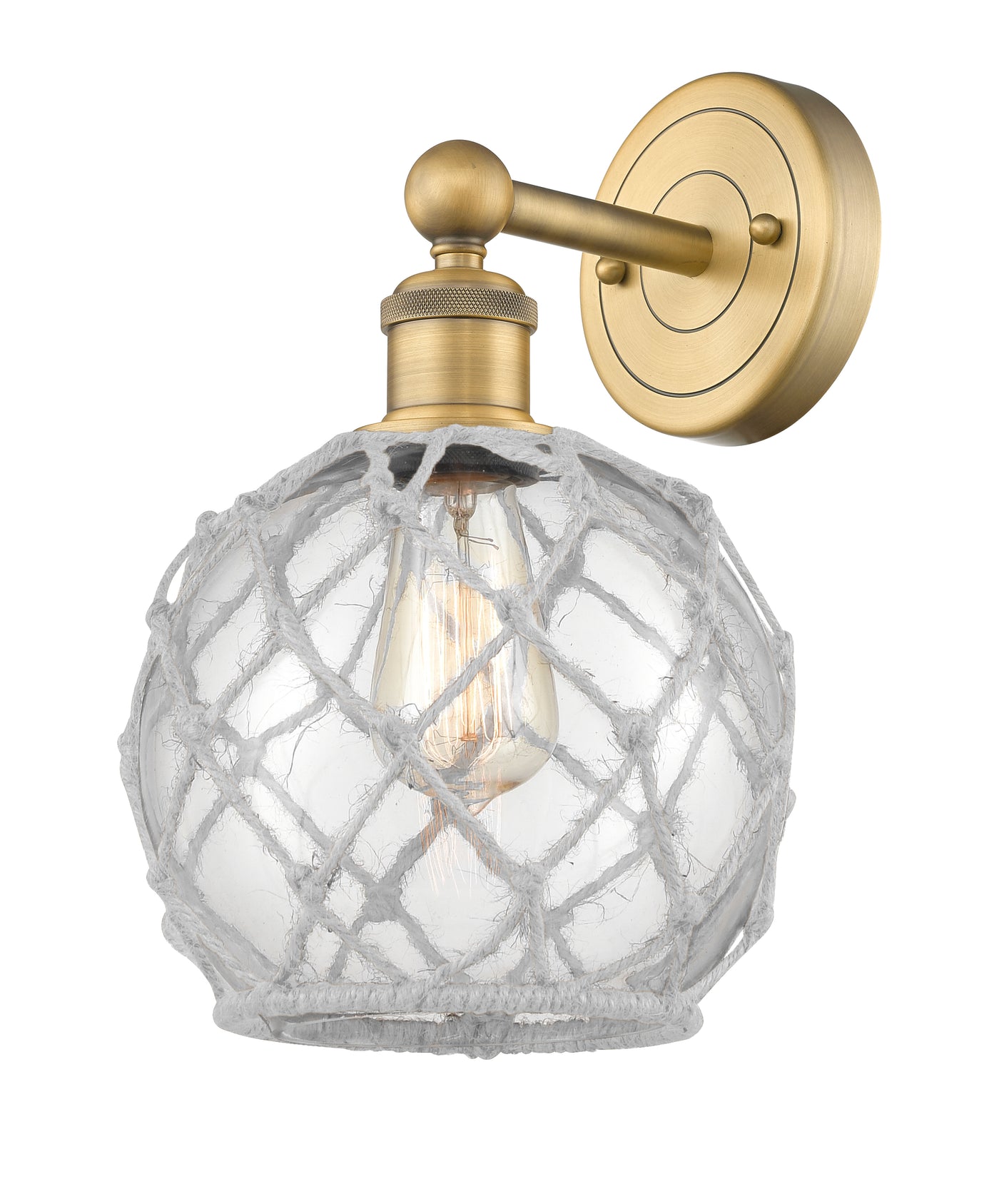 Edison Sconce Cast Brass Finish Modern