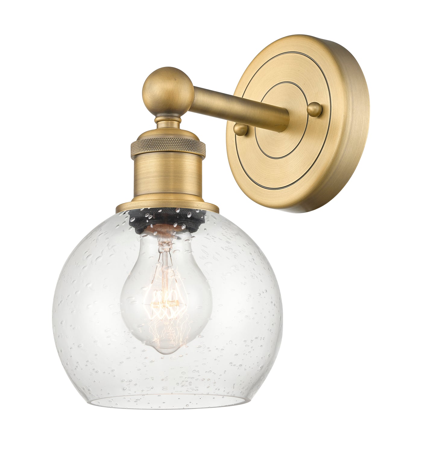 Edison Sconce Cast Brass Modern Contempo