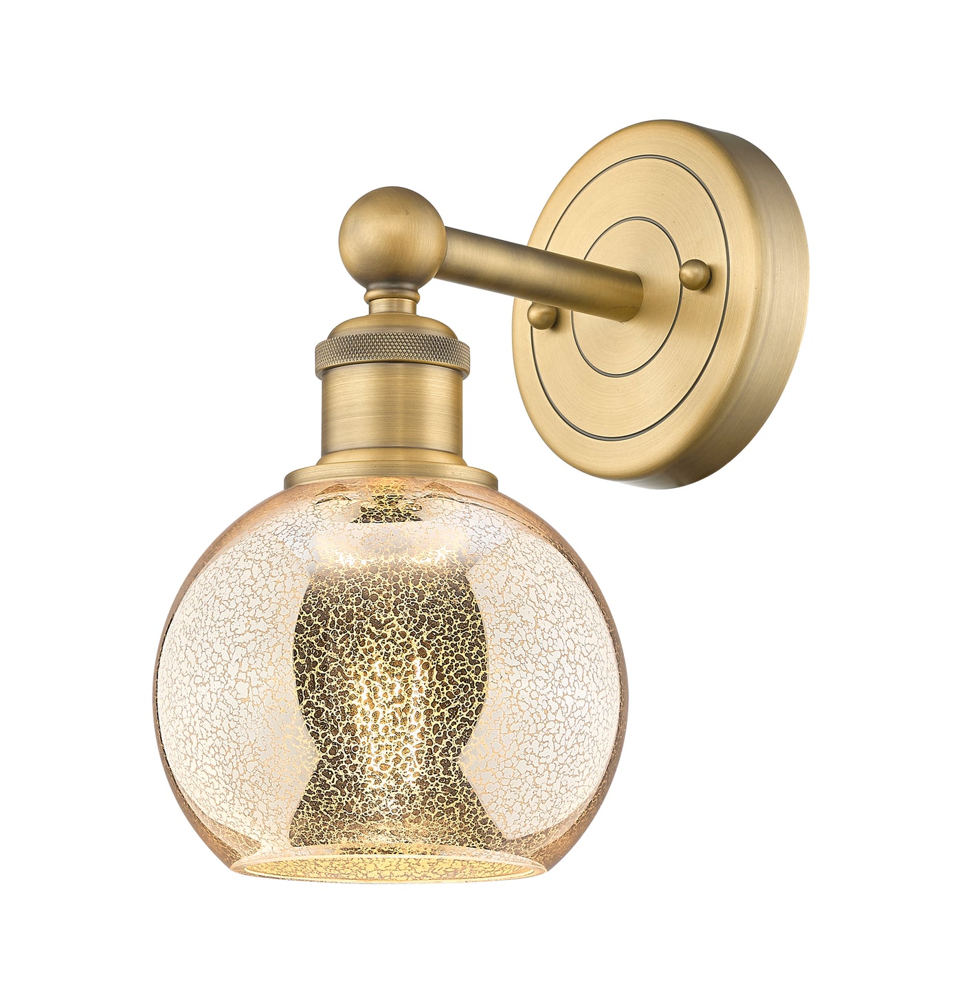 Edison Sconce Cast Brass Modern Contempo