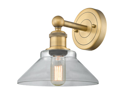 Edison Sconce Cast Brass Modern Steel