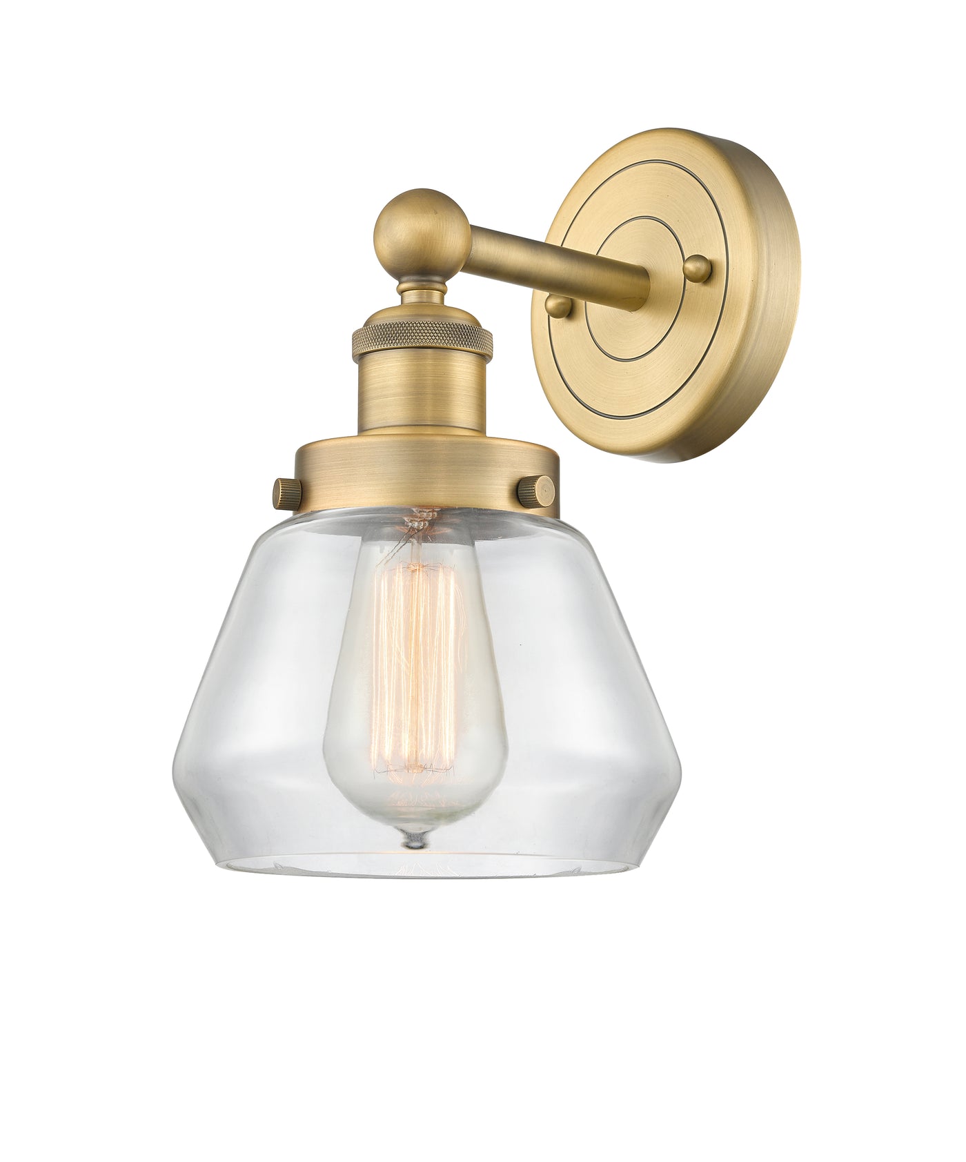 Edison Sconce Cast Brass 14 Inch