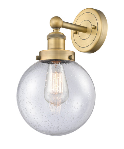 Edison Sconce Cast Brass Steel Glass