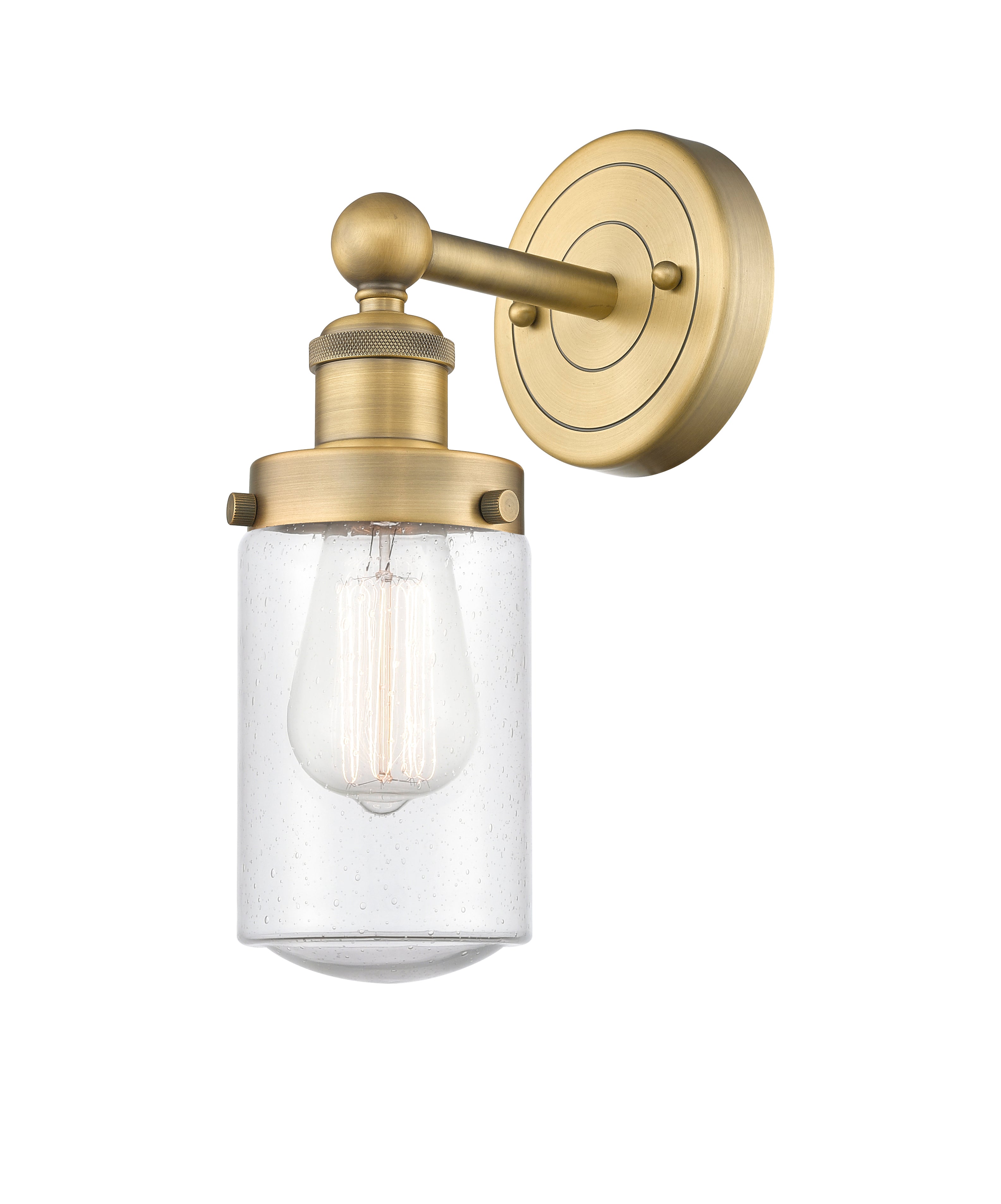 Edison Sconce Cast Brass Finish