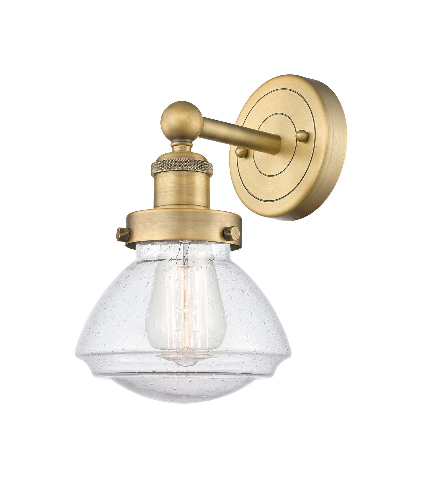 Edison Sconce Cast Brass Finish 11.875 Height