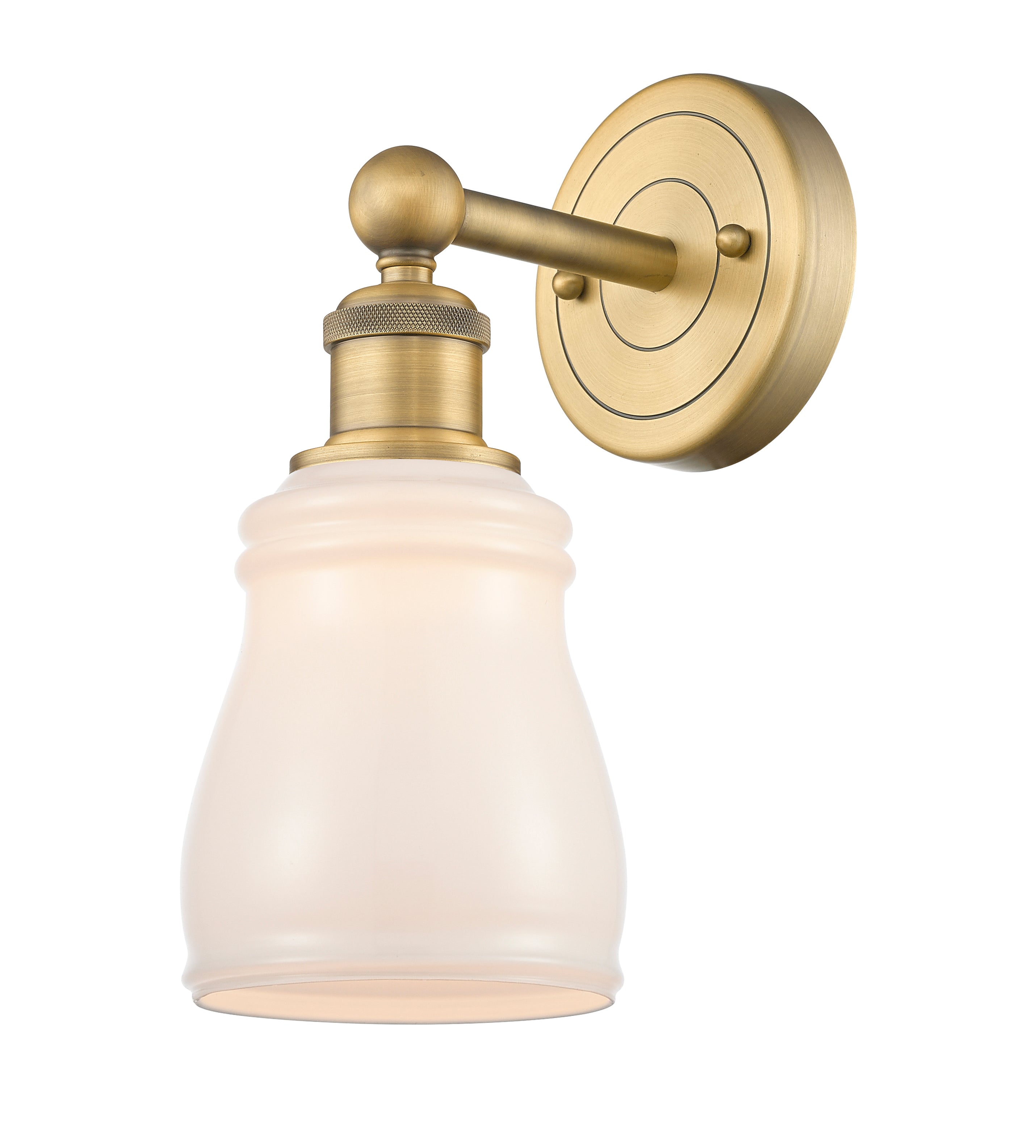 Edison Sconce Cast Brass Steel Glass