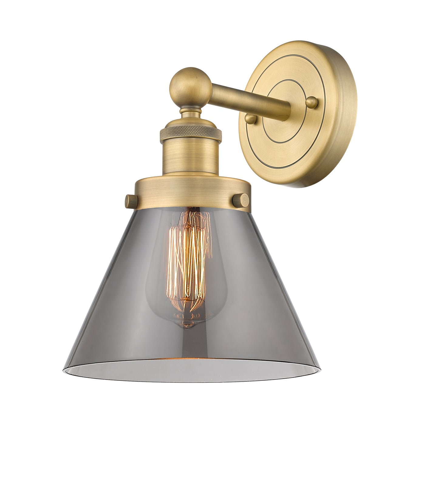 Edison Sconce Cast Brass 11.25 Inch Steel
