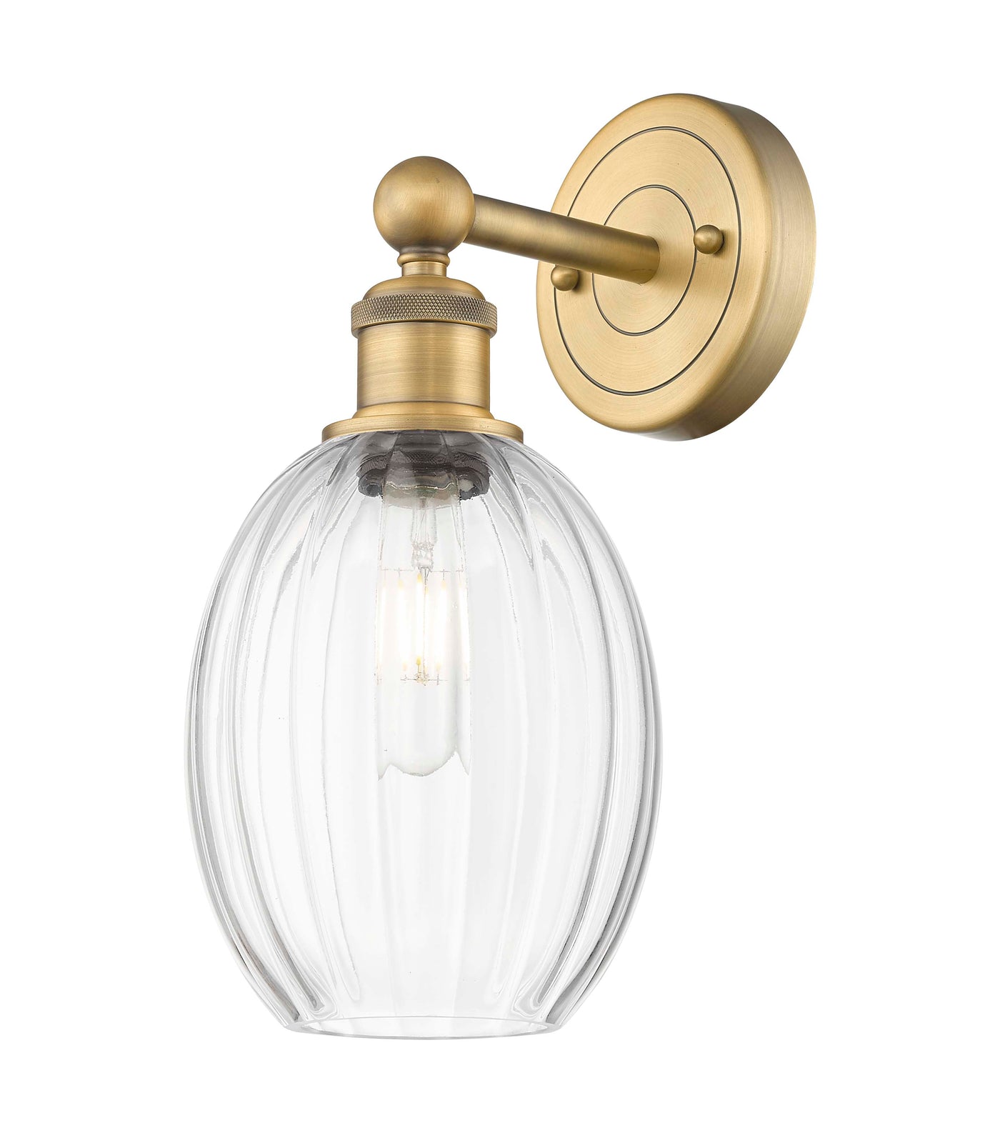 Edison Sconce Cast Brass Art Nouveau