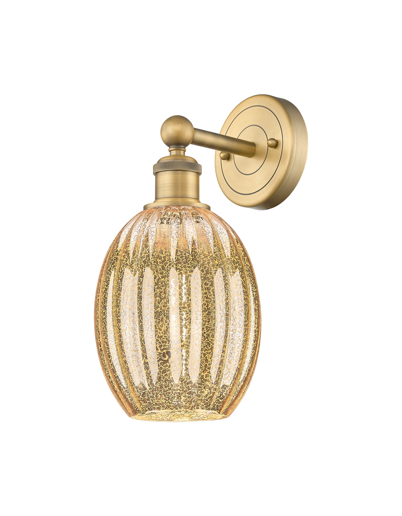 Edison Sconce Cast Brass Art Nouveau