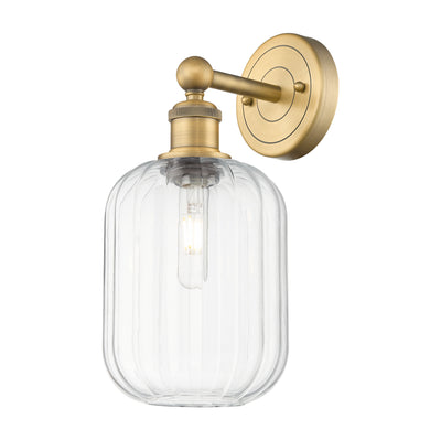 Edison Sconce Cast Brass Steel Glass