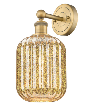 Edison Sconce Cast Brass Steel Glass