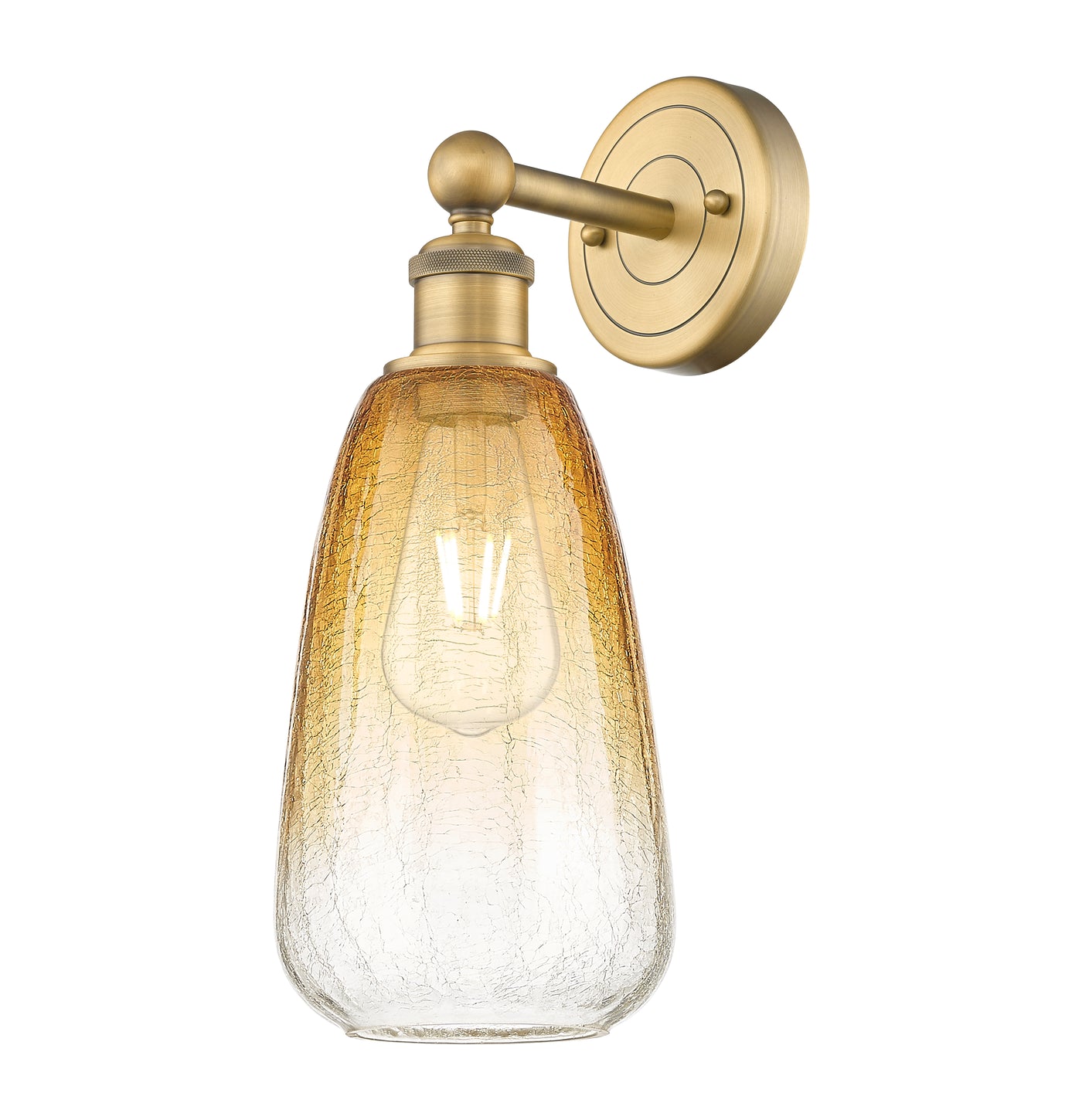 Edison Sconce Cast Brass 11.125 Inch