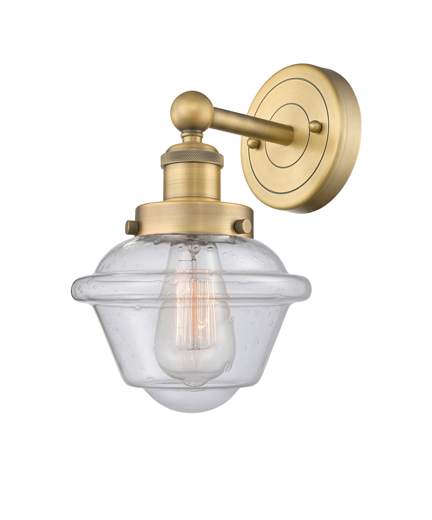Edison Sconce Cast Brass Art Nouveau