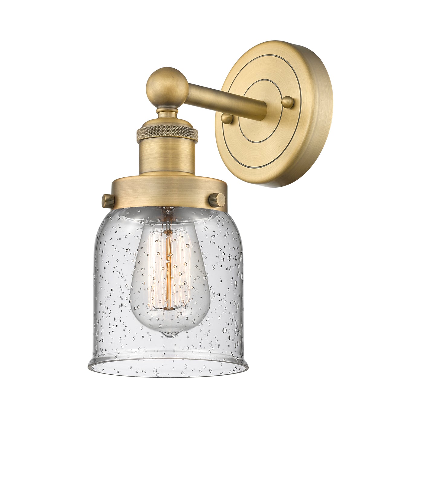 Edison Sconce Cast Brass Glass Steel