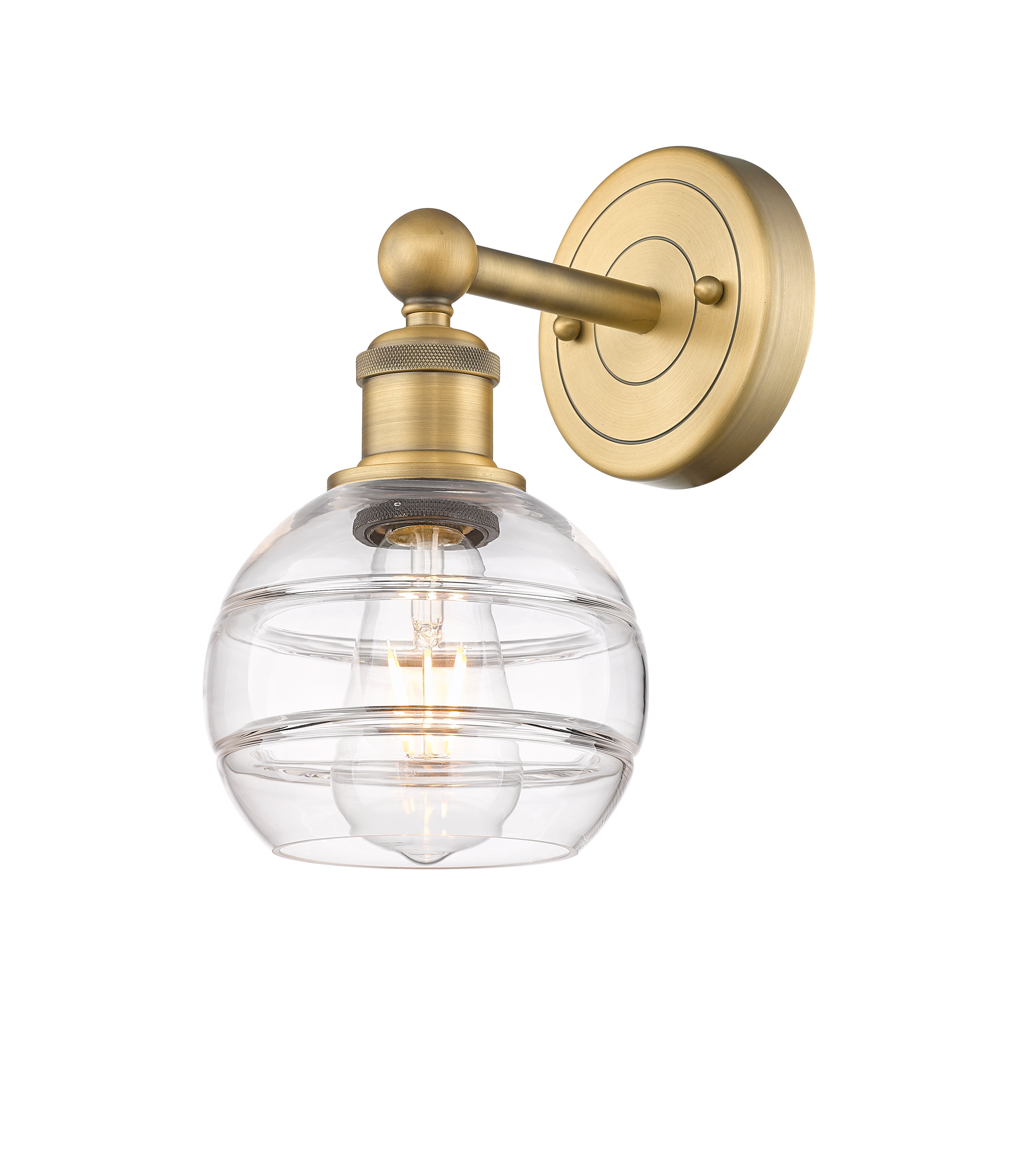 Edison Sconce Cast Brass Art Nouveau