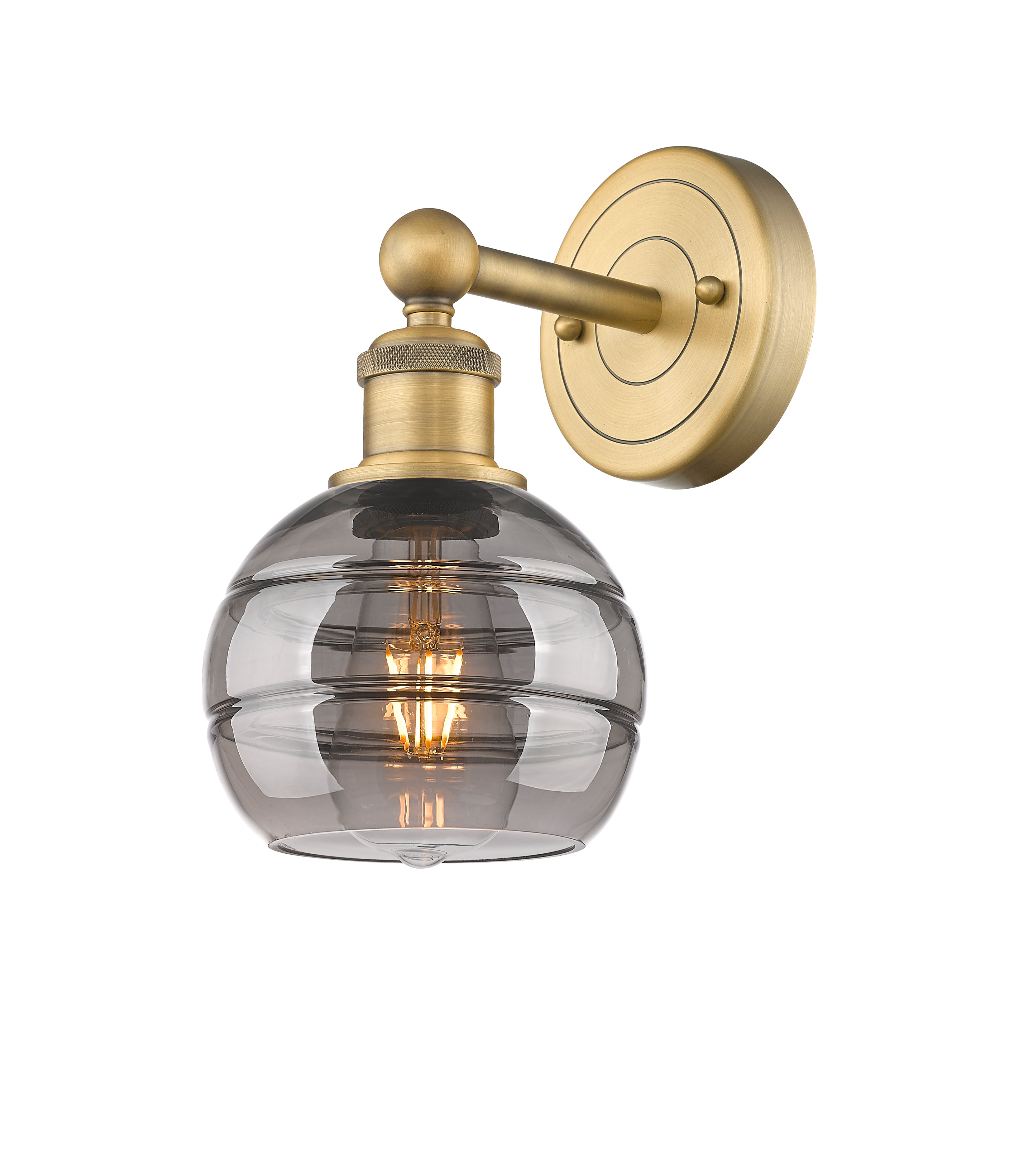 Edison Sconce Cast Brass Art Nouveau