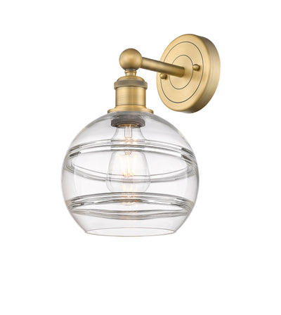 Edison Sconce Brass Glass Steel