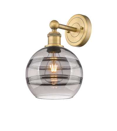 Edison Sconce Brass Glass Steel