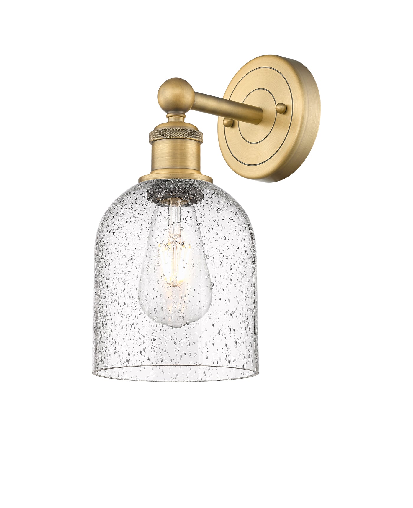 Edison Sconce Cast Brass Finish 8 Inch
